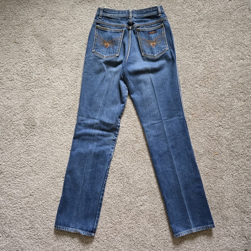 Vintage Del Rio Western Jeans Fit Women's 9 27 High Waisted Medium Wash Denim A